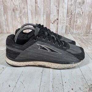 Altra Escalante Mens 8 Womens 9.5 Black Grey Running Shoes AFM1733G-3 Zero Drop